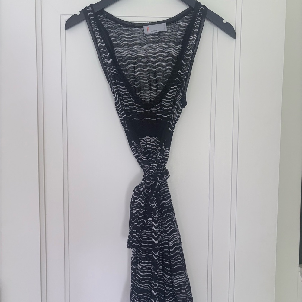 Missoni Black and White Sleeveless Dress